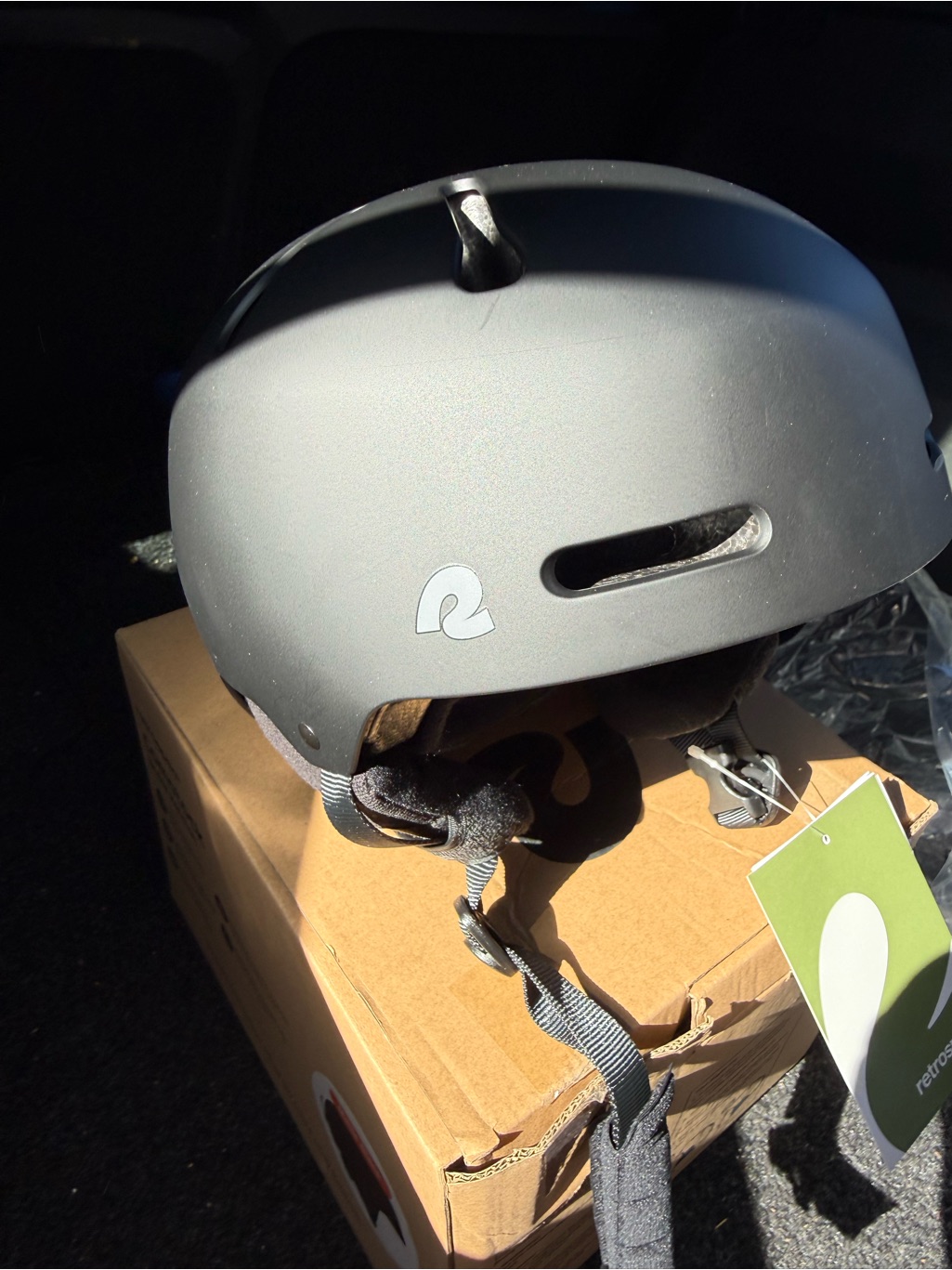 Retrospec Kids Matte Black Helmet - Size L — image 2 of 8